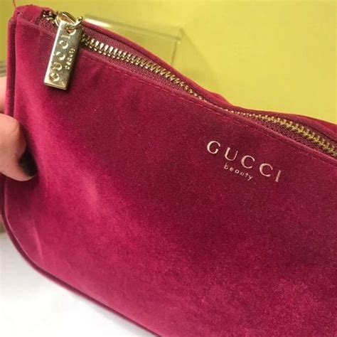 gucci blooms cosmetic case|gucci makeup bag pink velvet.